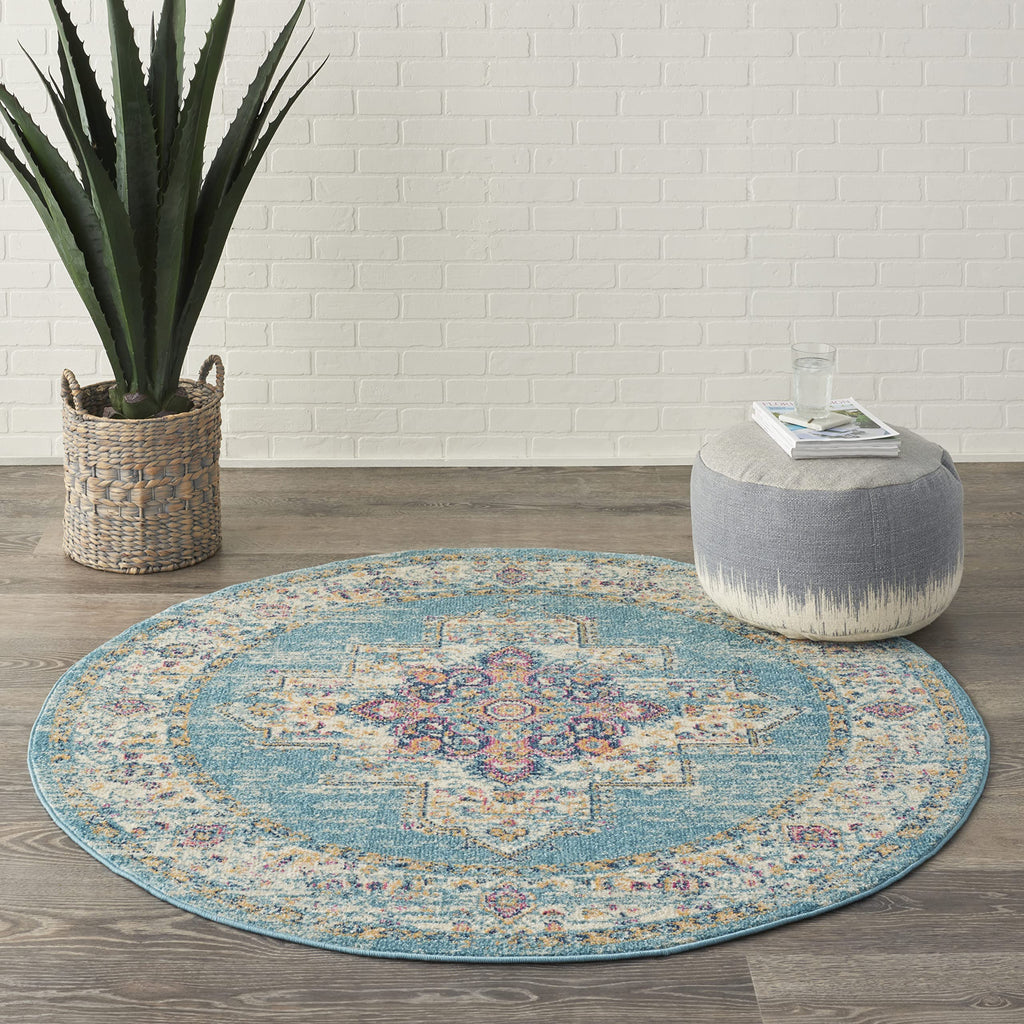 Traditional Boho Area Rug - Easy Cleaning, Non Shedding, Bed Room, Living Room, Hallway