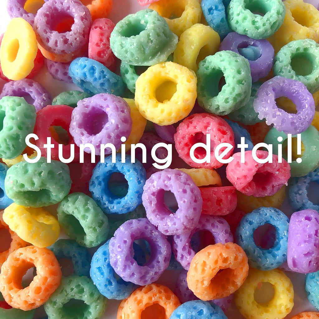 Fruit Loop Cereal Candle Bowl Gifts - Funny Novelty Food Scented Cute Candle