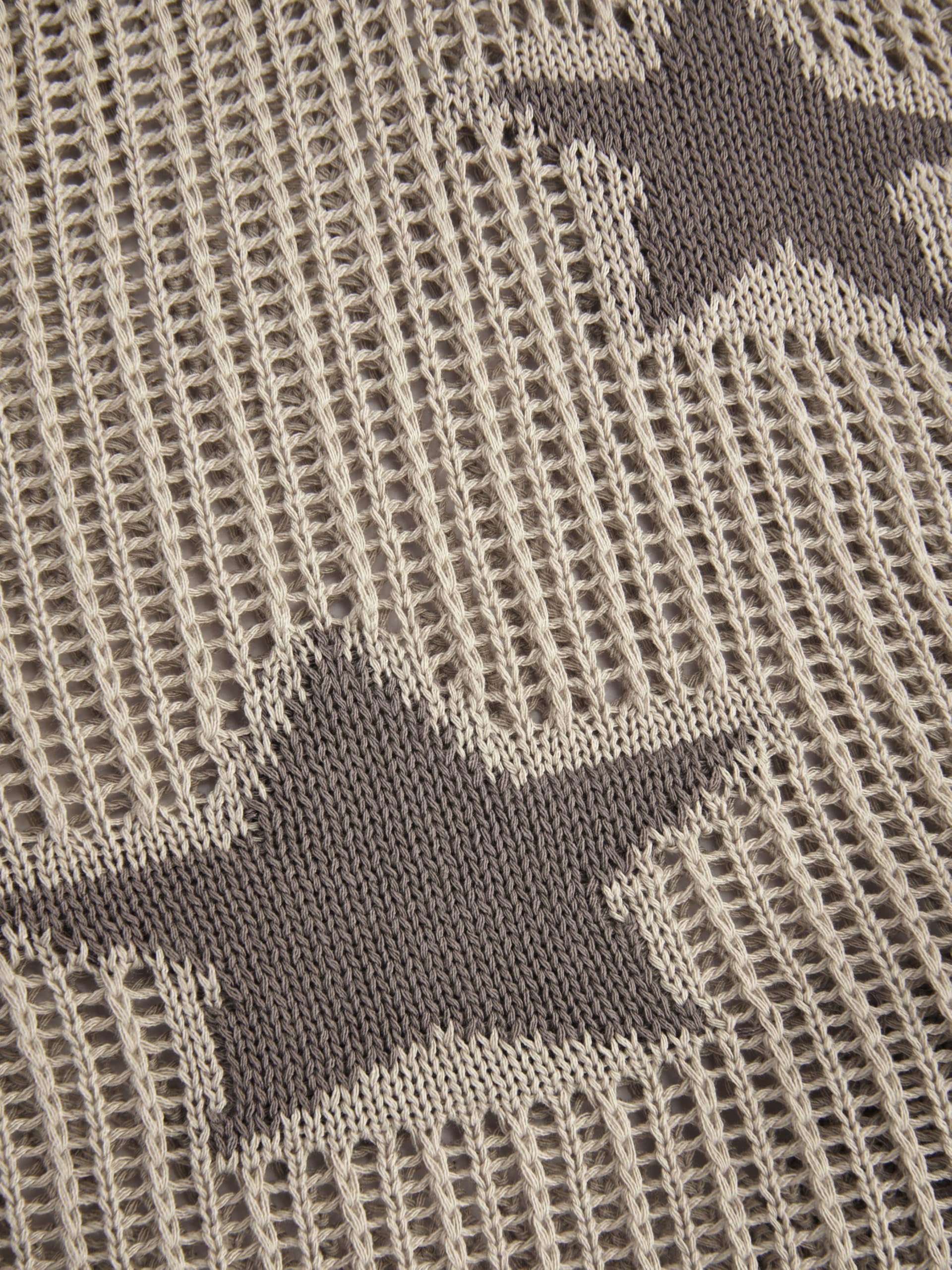 Women's CIDER Asymmetrical Neck Star Pattern Long Sleeve Sweater