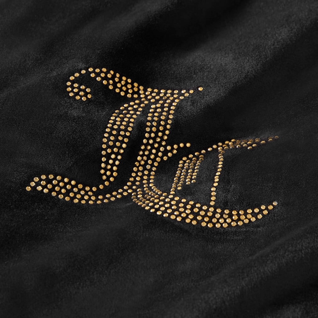 Juicy Couture Solid Velour 3-Piece King Comforter Set â€?Luxurious Bedding Ensemble