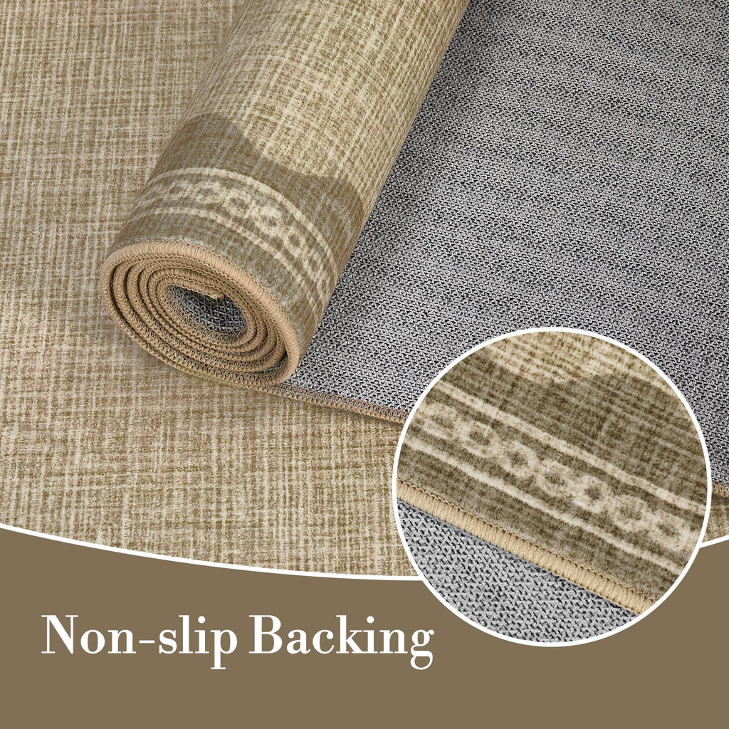 Scalloped Rug Soft Carpet