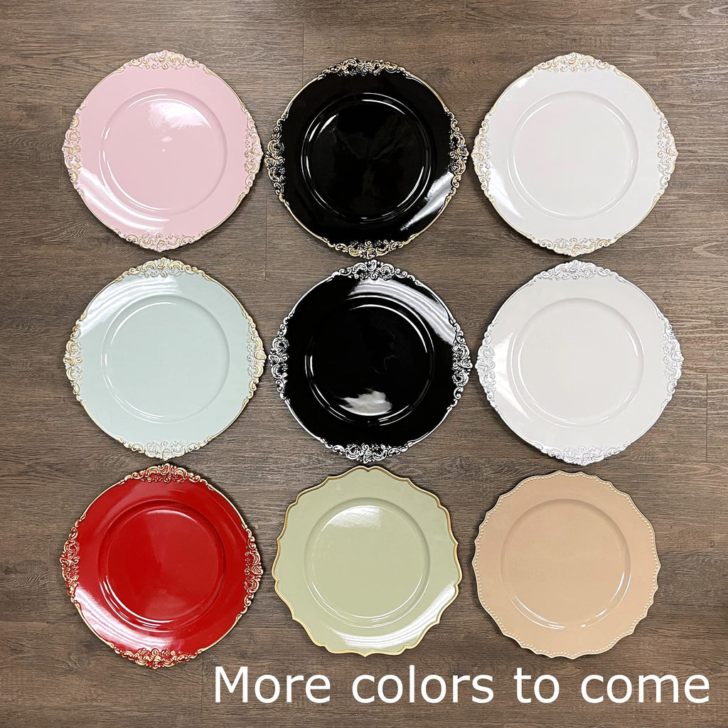 Heavy Quality Round Charger Plates