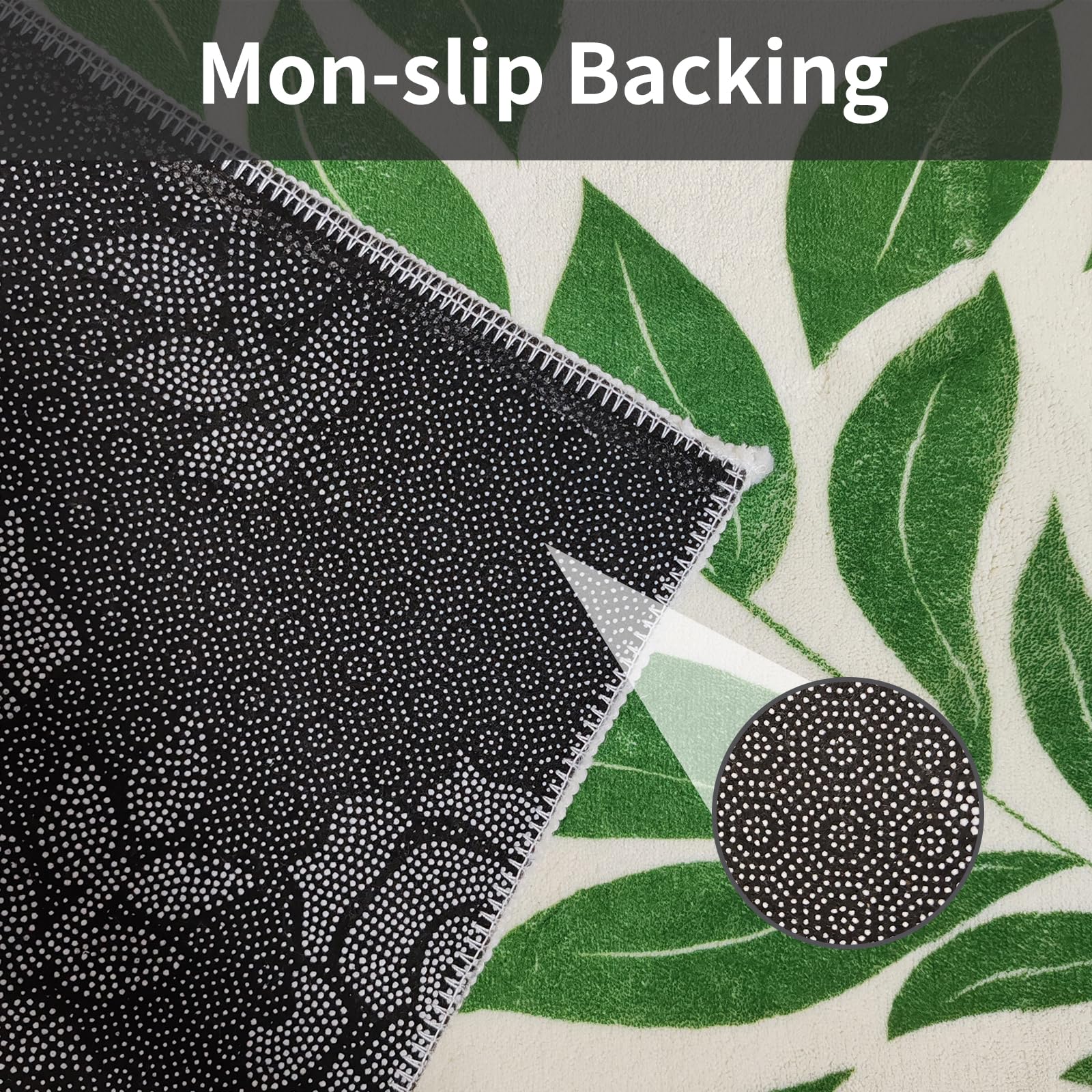 Long Bathroom Rug, Cute Coquette Absorbent Non Slip Bathroom Mat Soft Plush Washable, Decor for Bedroom Hallway Kitchen 16"×48"