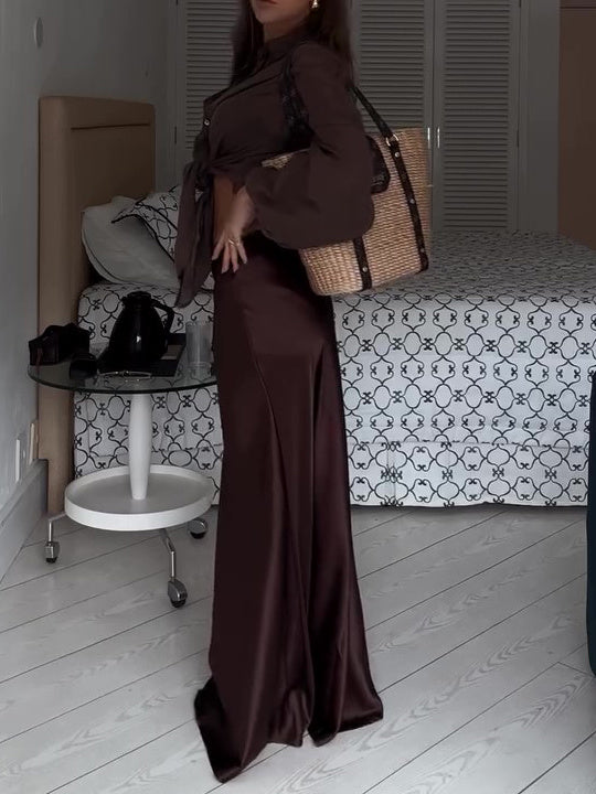 Very Brown Loose Casual Shirt