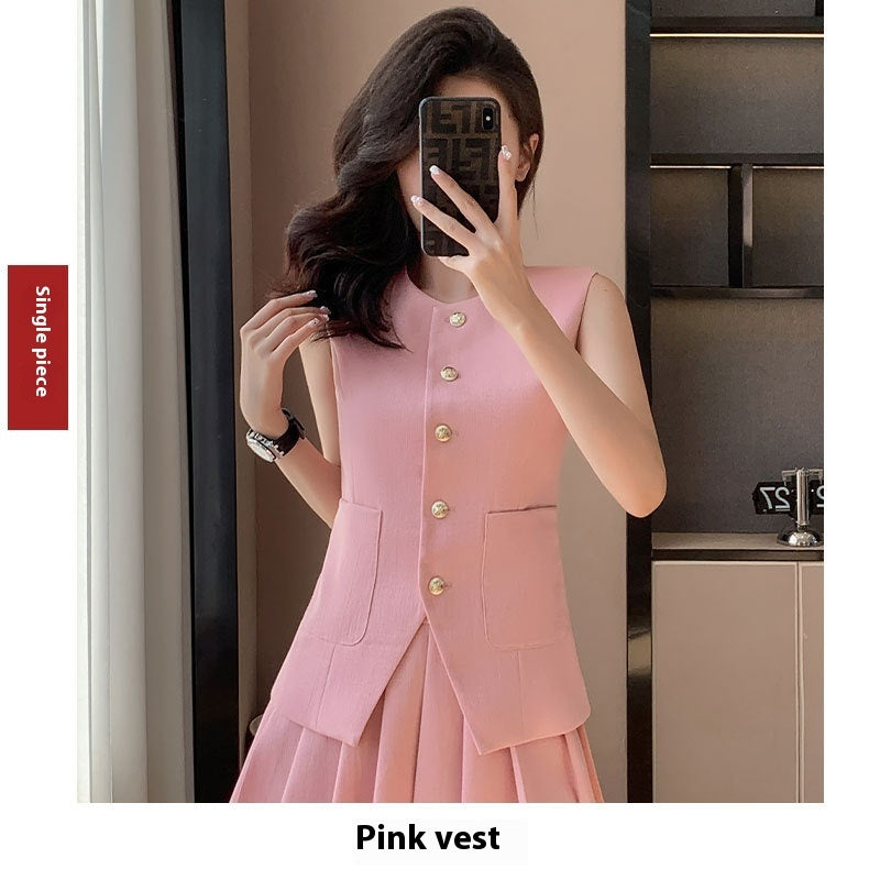 Light Luxury Women's Outer Wear Vest Suit