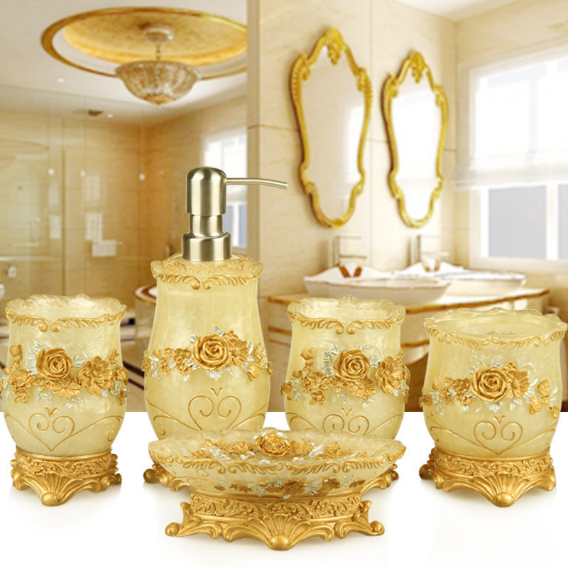 Royal Style Bathroom 6-piece Set Bathroom Suit