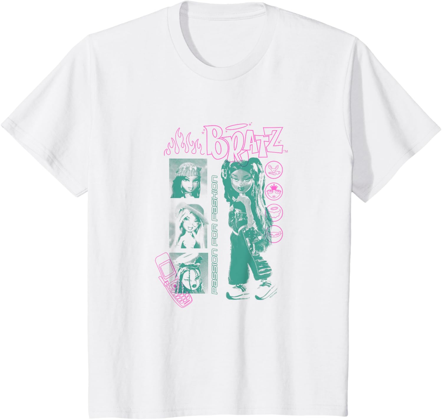 Bratz Passion For Fashion Bratz Panels T-Shirt