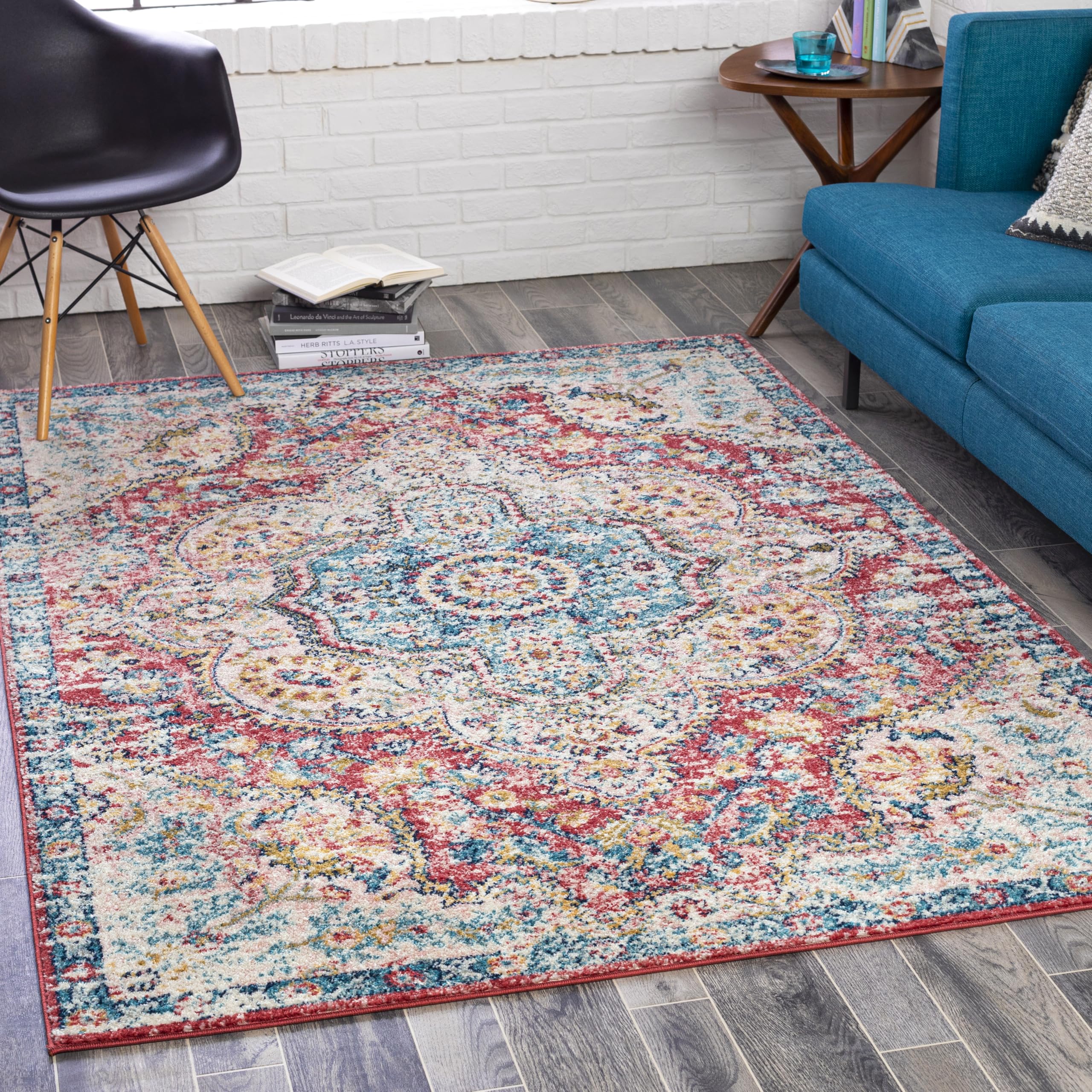 Romaine Vintage Medallion Area Rug