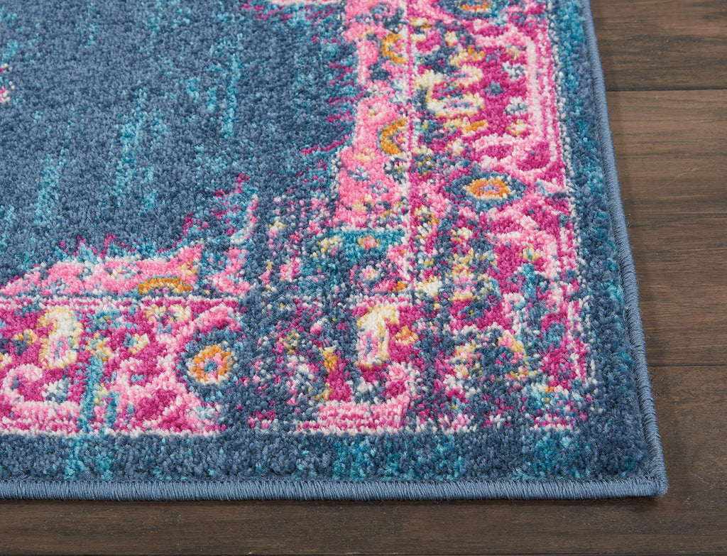 Traditional Boho Area Rug - Easy Cleaning, Non Shedding, Bed Room, Living Room, Hallway