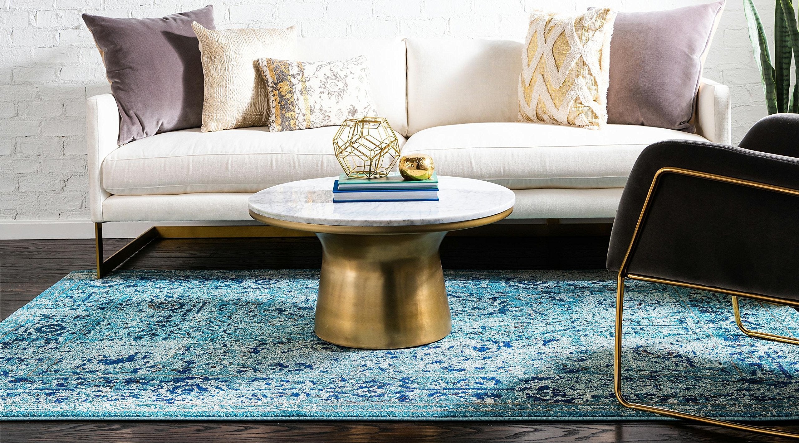 Vintage Botanical Traditional Runner Rug