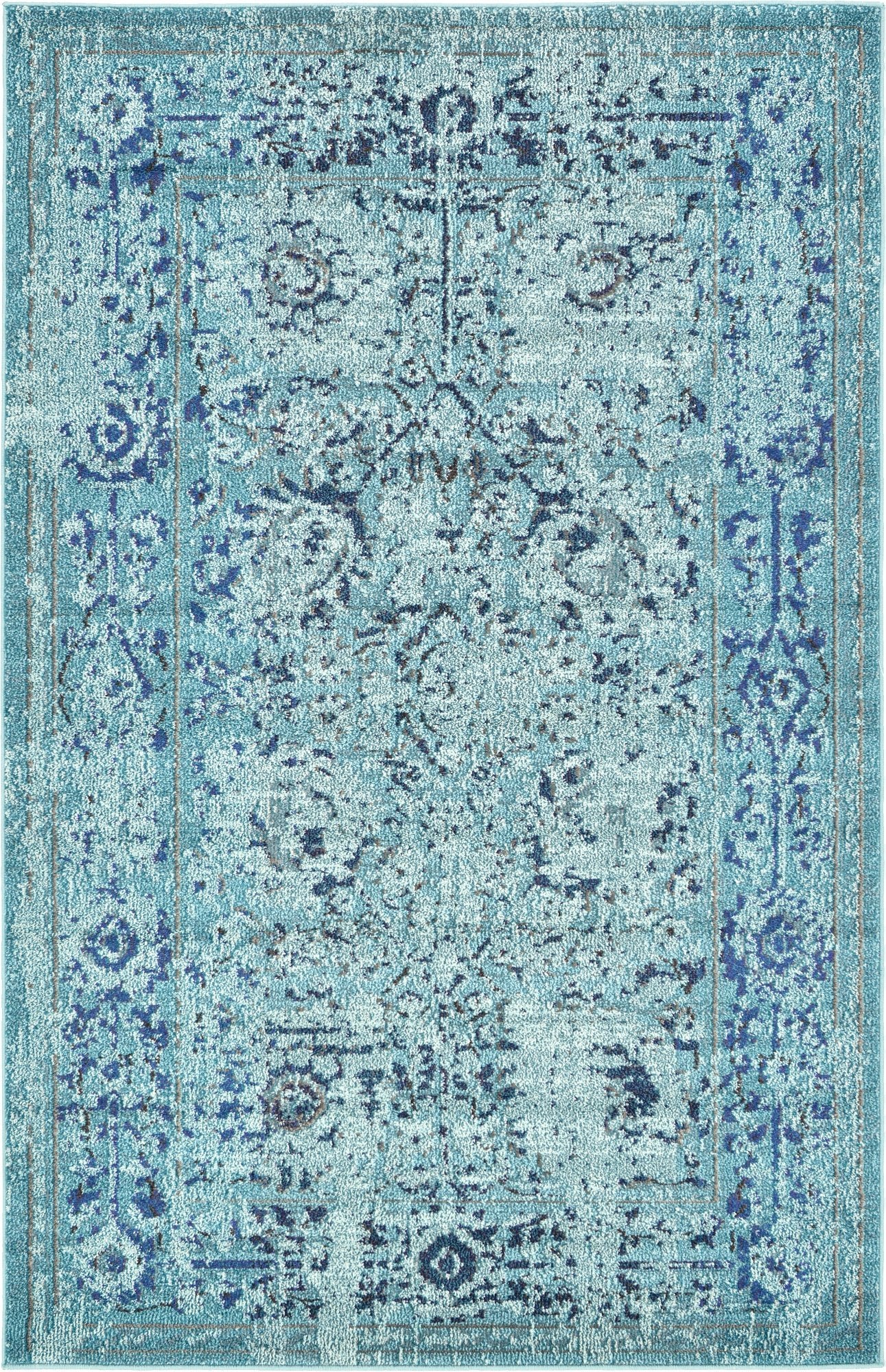 Vintage Botanical Traditional Runner Rug