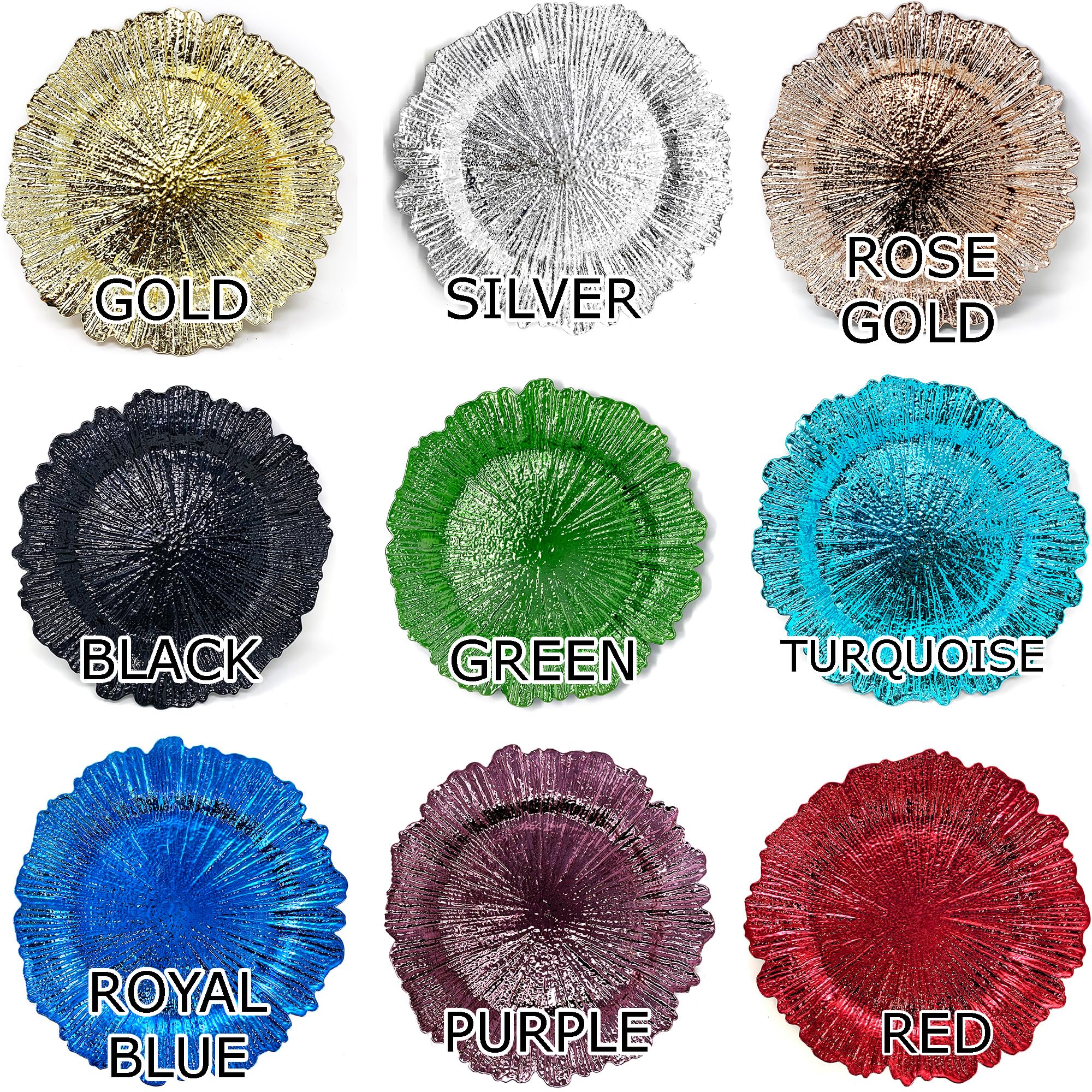 Heavy Quality Round Charger Plates