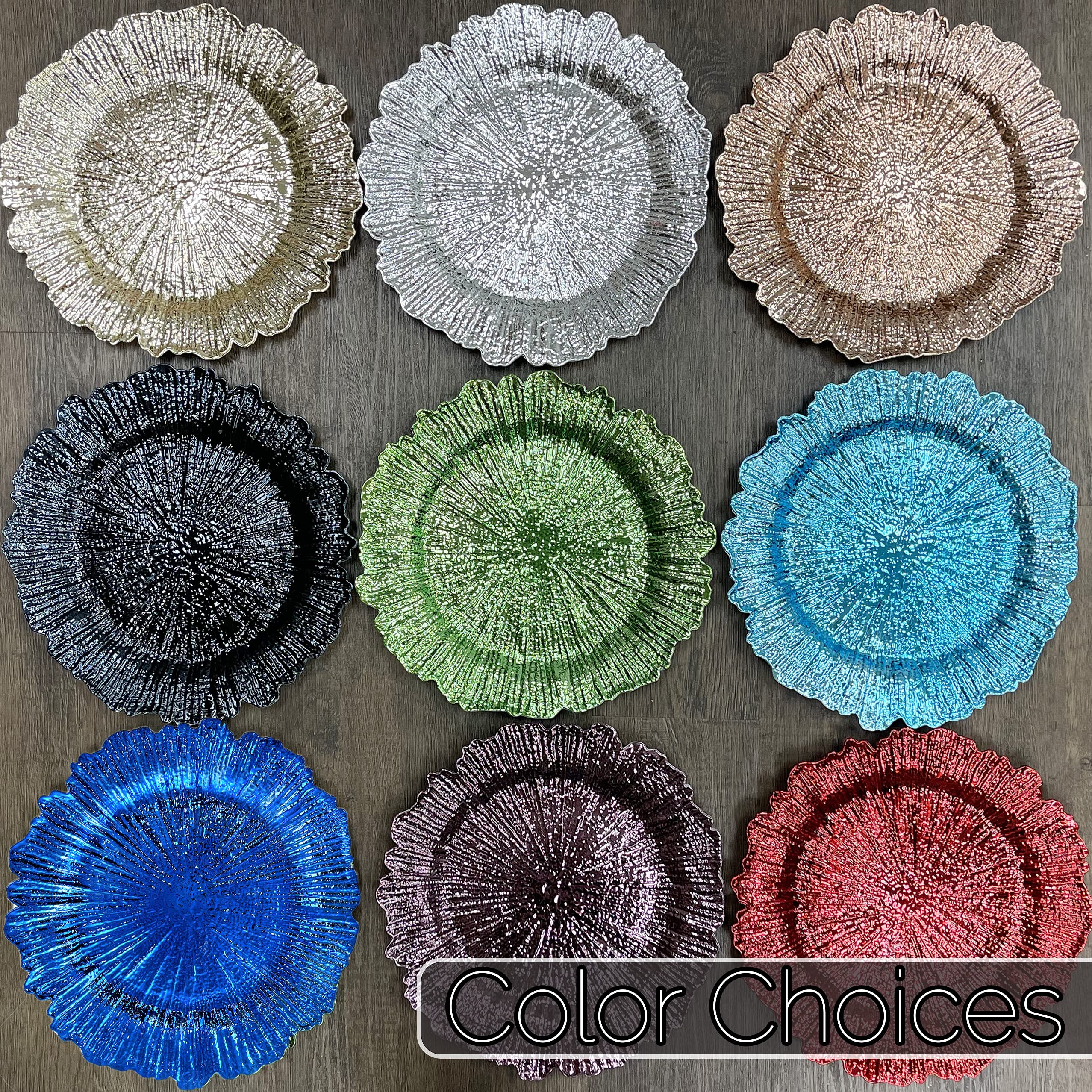 Heavy Quality Round Charger Plates