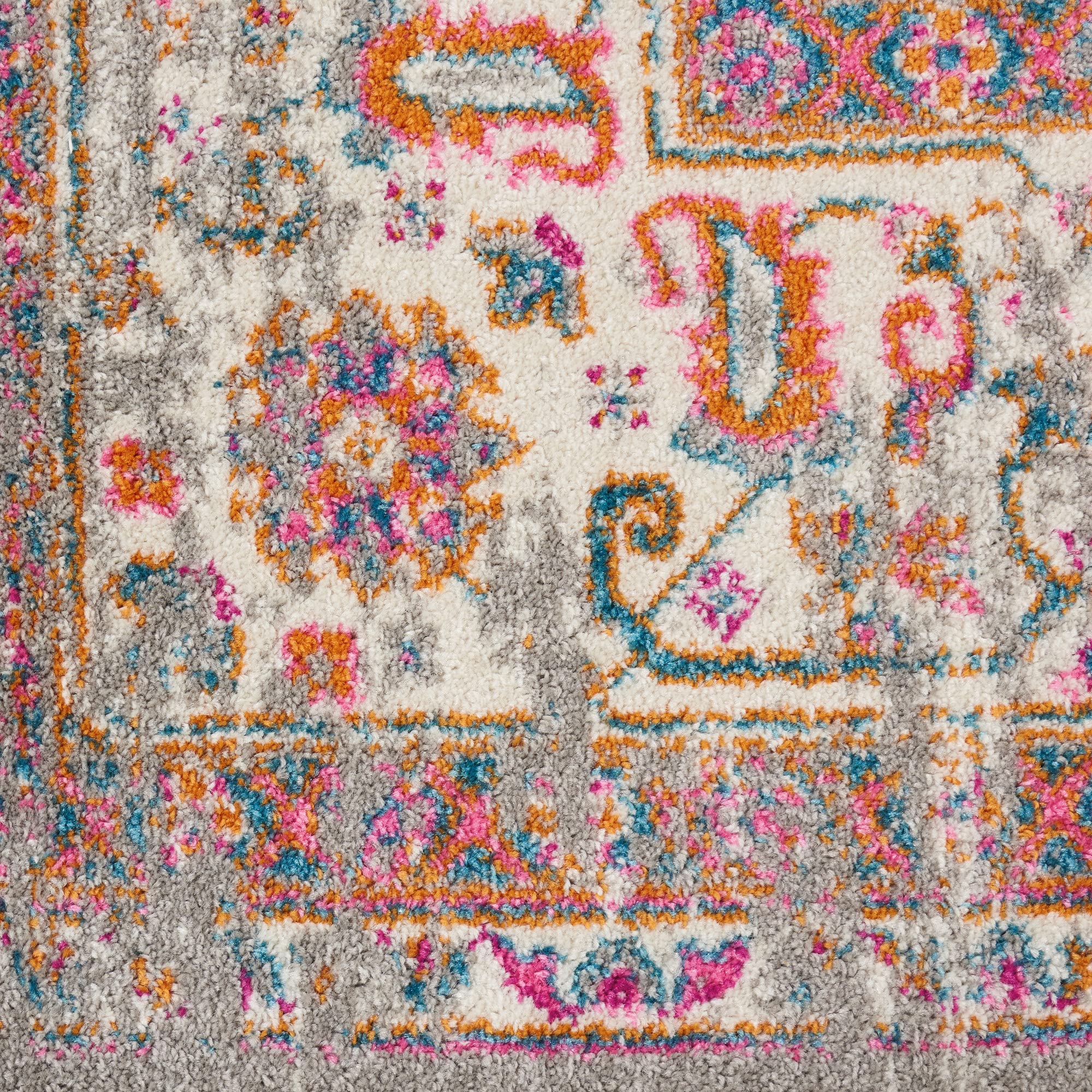 Traditional Boho Area Rug - Easy Cleaning, Non Shedding, Bed Room, Living Room, Hallway