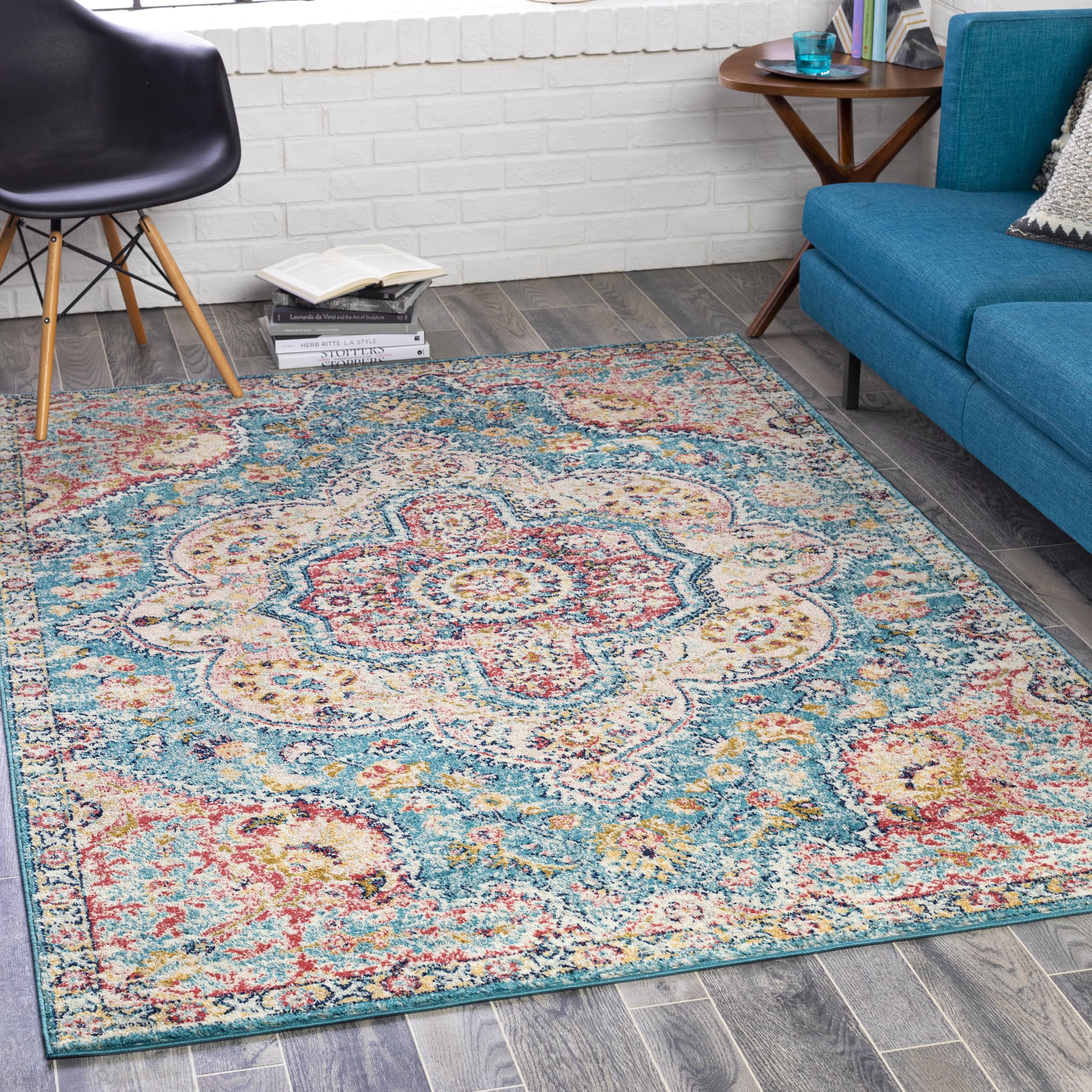 Romaine Vintage Medallion Area Rug