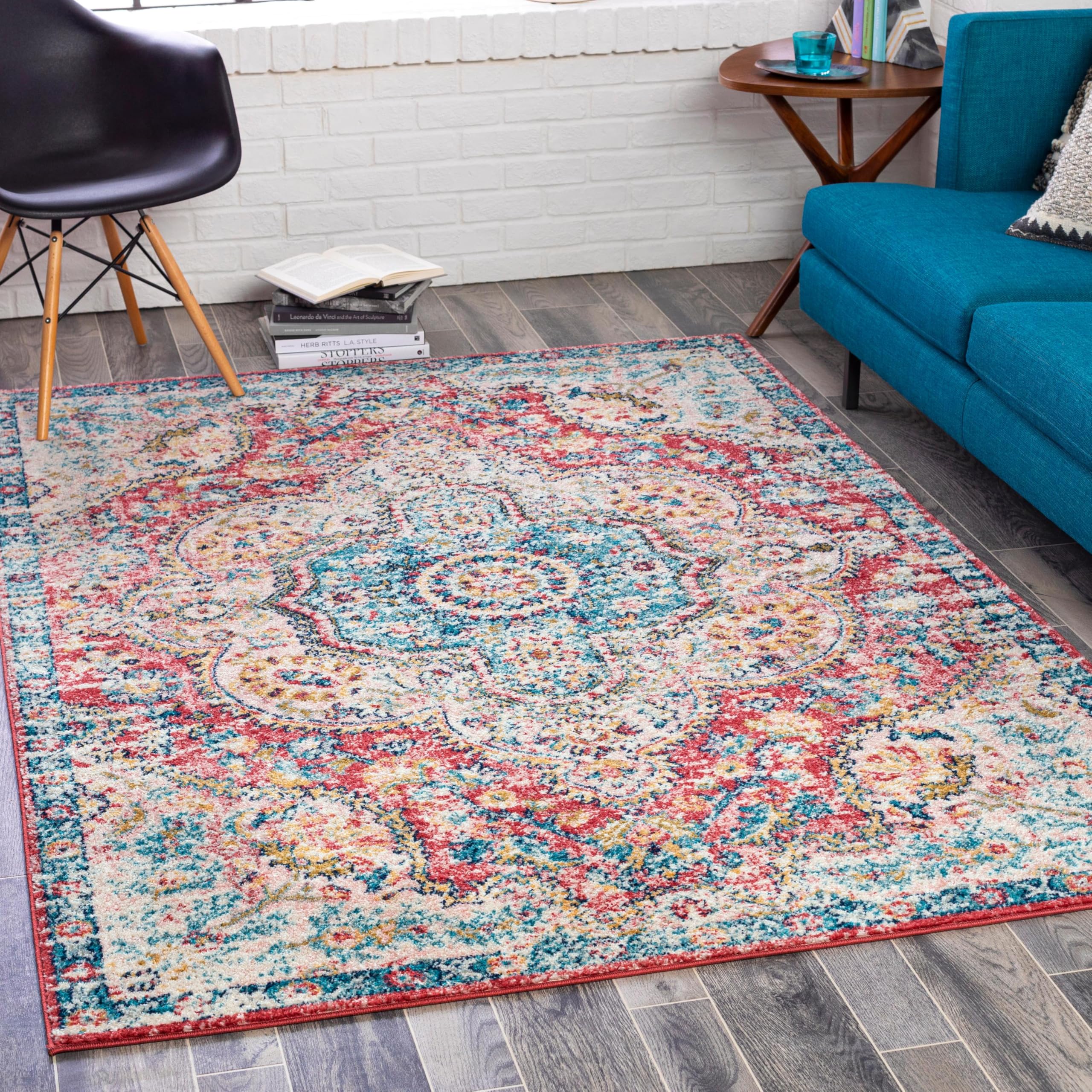 Romaine Vintage Medallion Area Rug