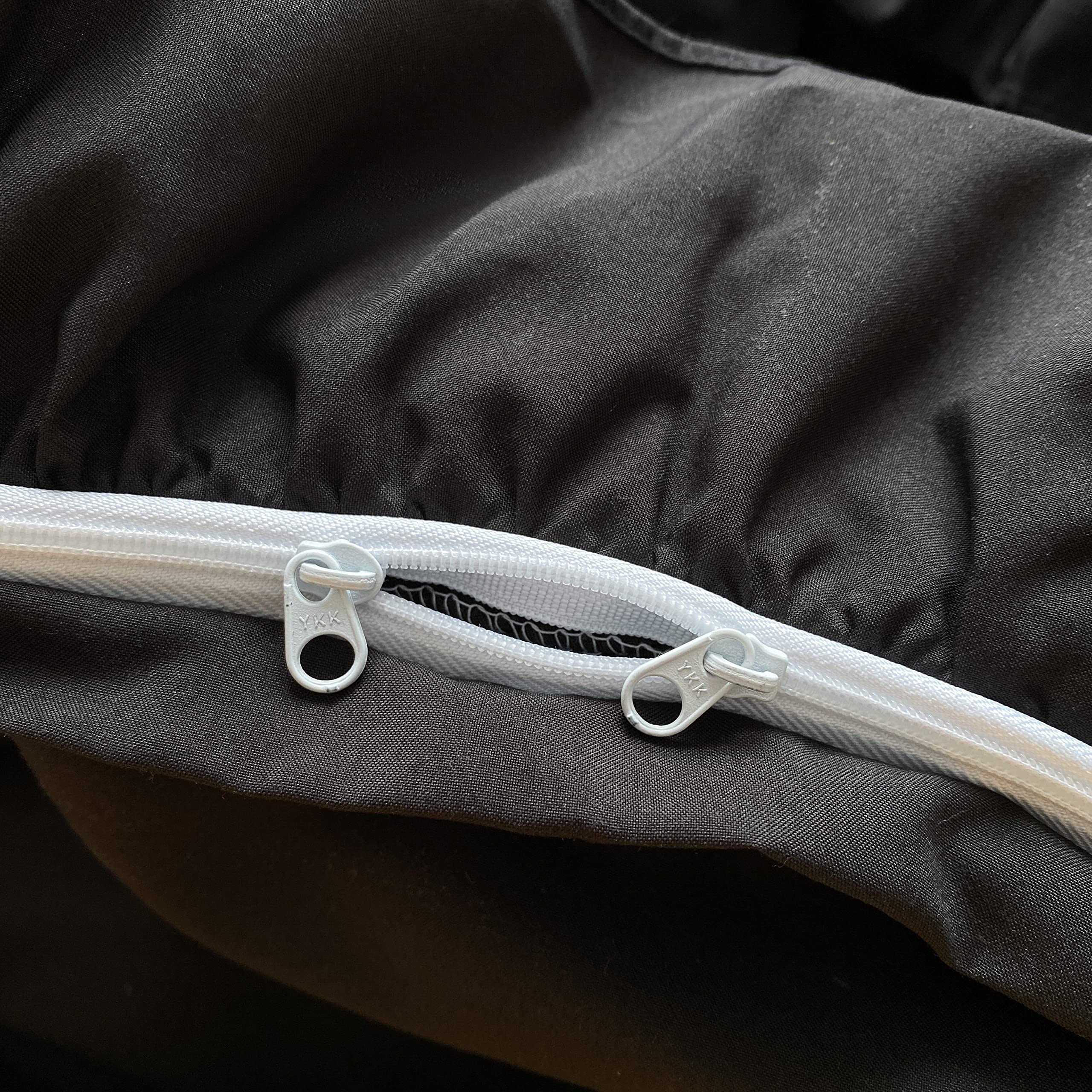 Chic Ruffle Lace Polyester Duvet Cover Set - Bedding-2 Piece Twin Duvet Cover with Zipper Closure - Ultra Soft and Light Weight