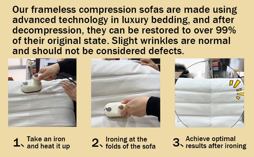 Modern Living Room Chair Big Bean Bag Adult Floor Sofa Recliner Memory Foam Lazy Couch