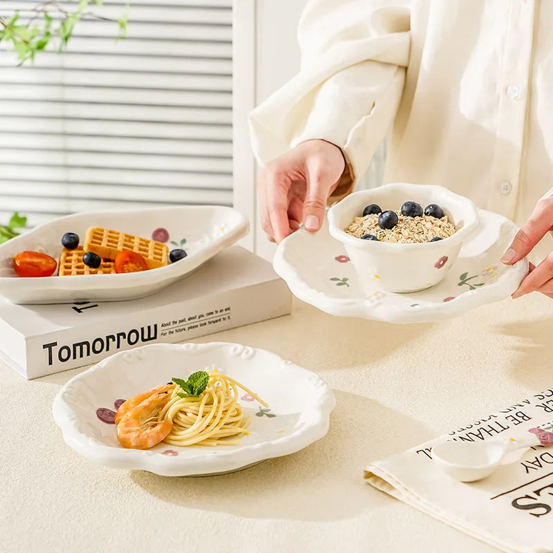 Cherry Ceramic Dishes Plate