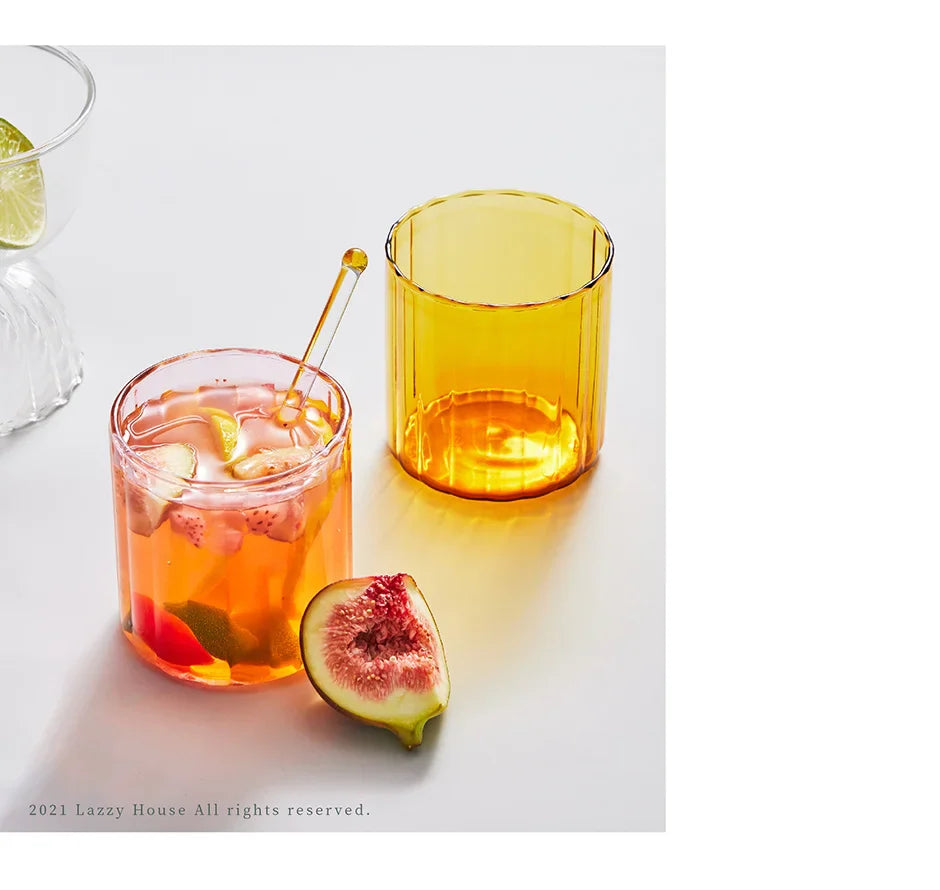 Colors Glass Cups Heat Resistant Glass