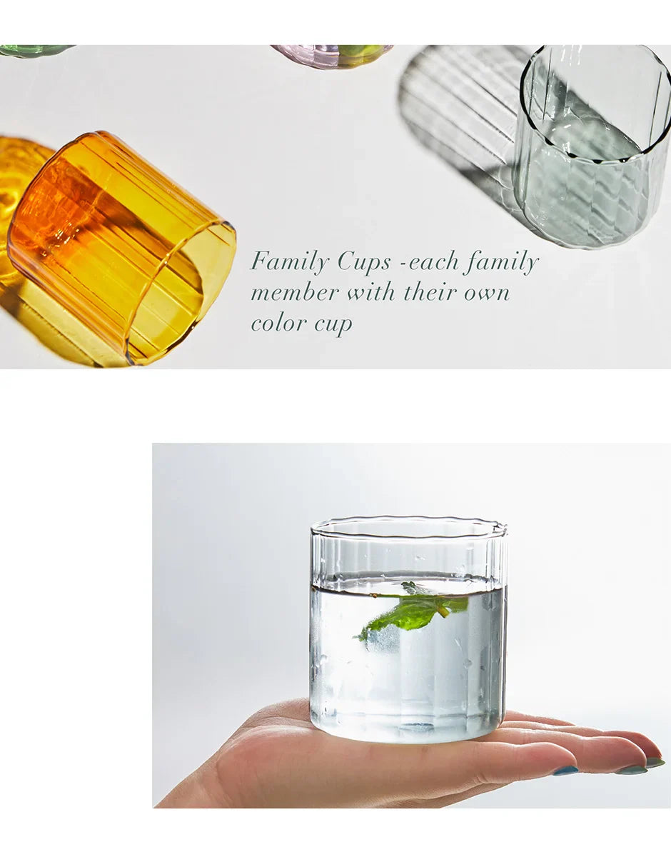 Colors Glass Cups Heat Resistant Glass
