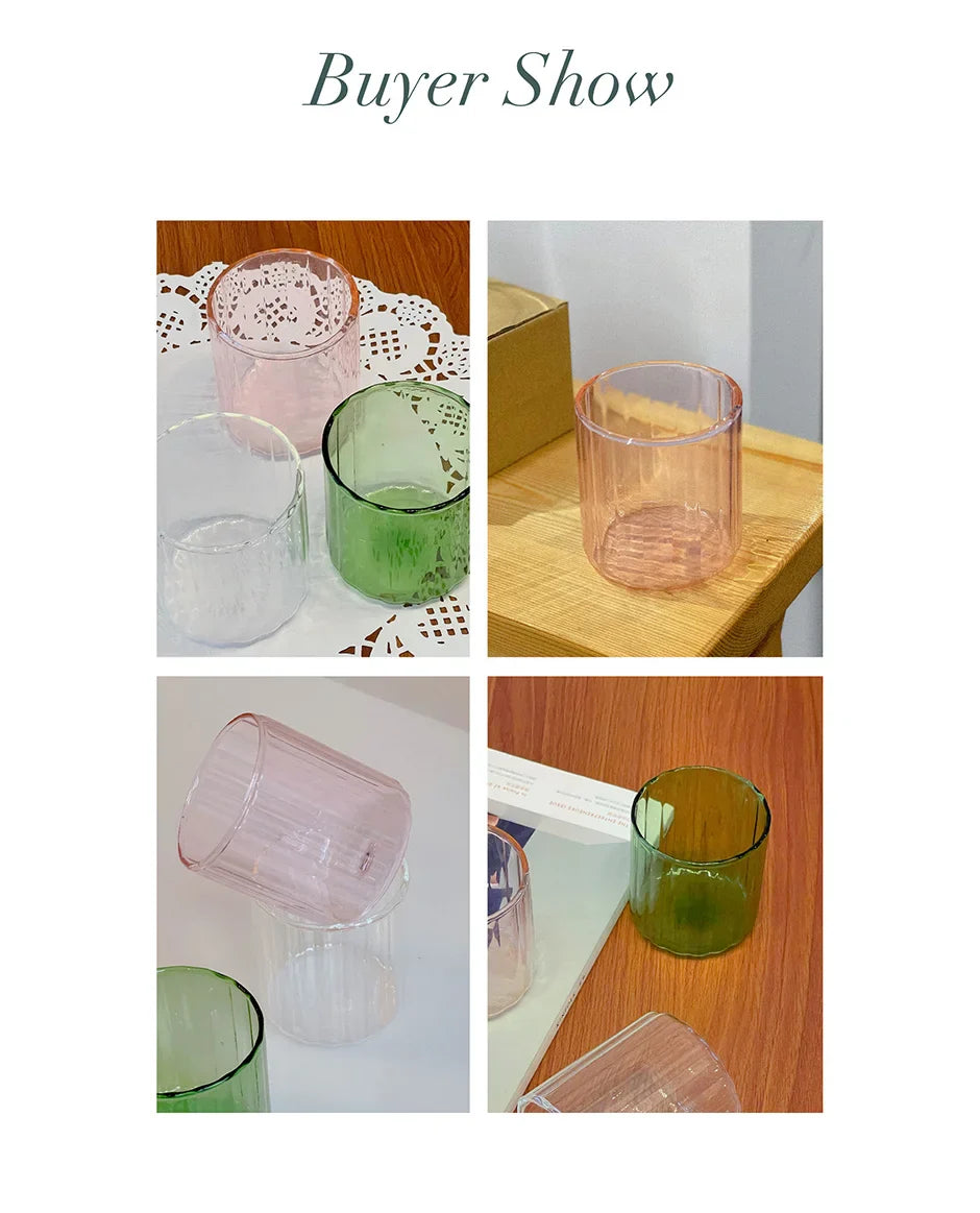Colors Glass Cups Heat Resistant Glass