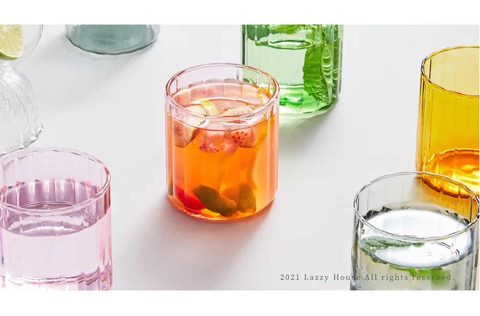 Colors Glass Cups Heat Resistant Glass