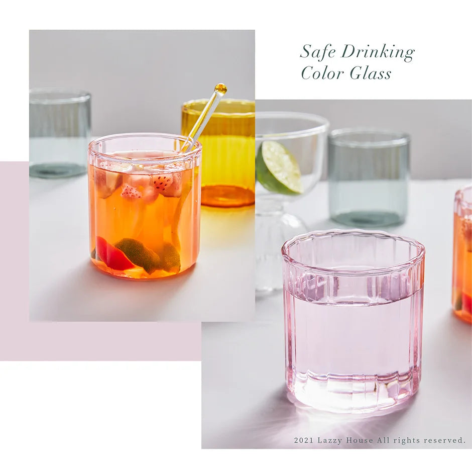 Colors Glass Cups Heat Resistant Glass