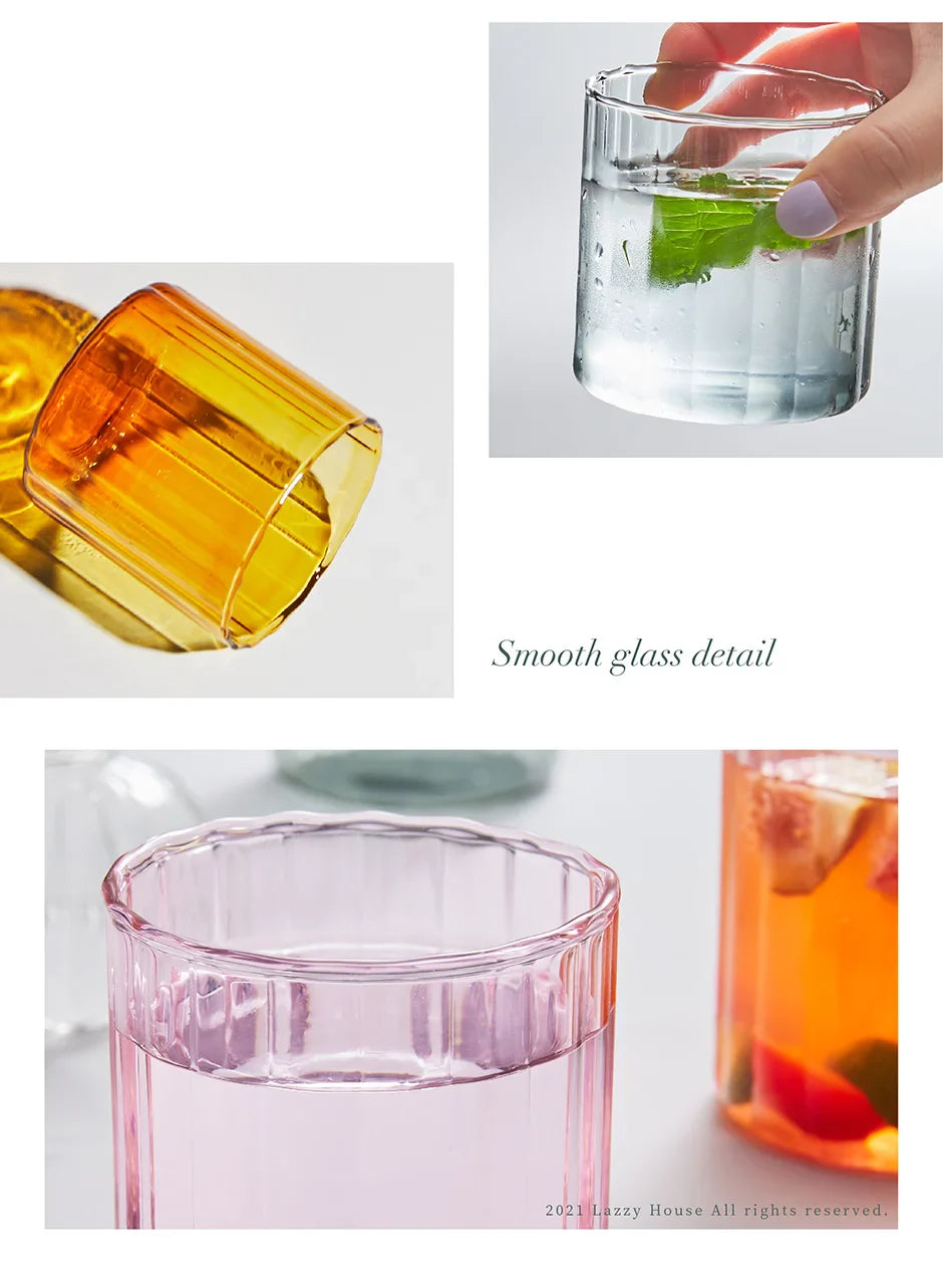Colors Glass Cups Heat Resistant Glass