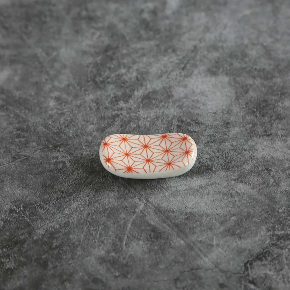 Square Ceramic Chopsticks Holder Japanese Kitchen Chopsticks Pillow Chopstick Rest Cute Kitchen Tableware 1pc