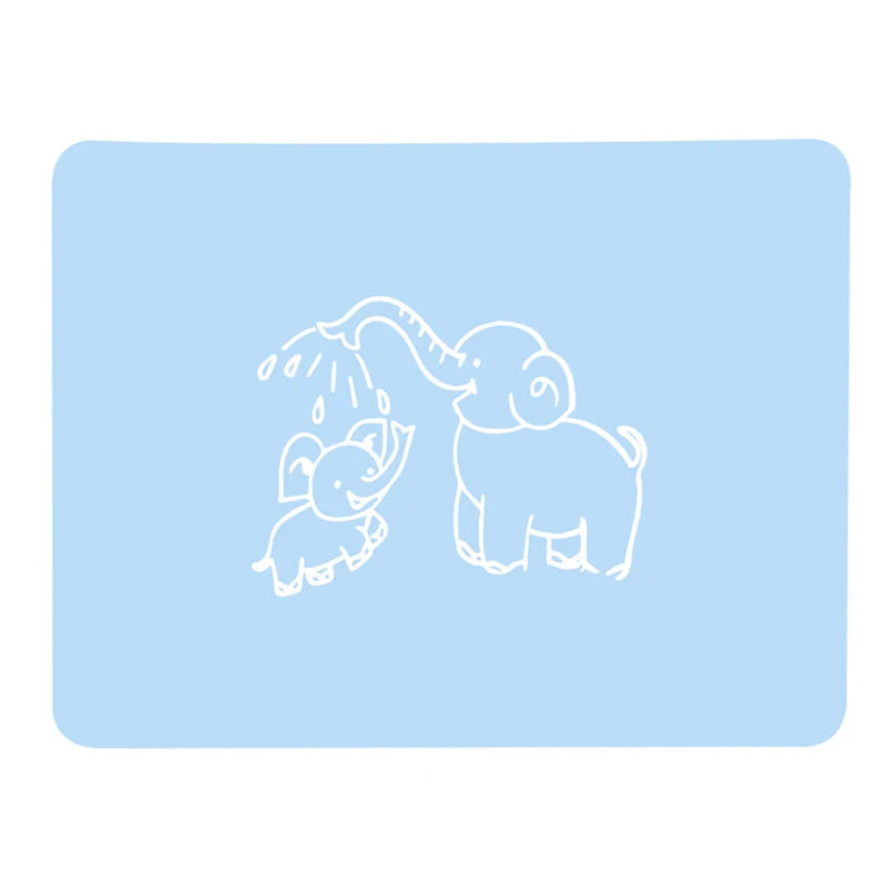 Placemats for Kids, Silicone Placemat Baby, Waterproof Heat Resistant Non-slip Kitchen Table Dining Mat, Portable Easy to Clean