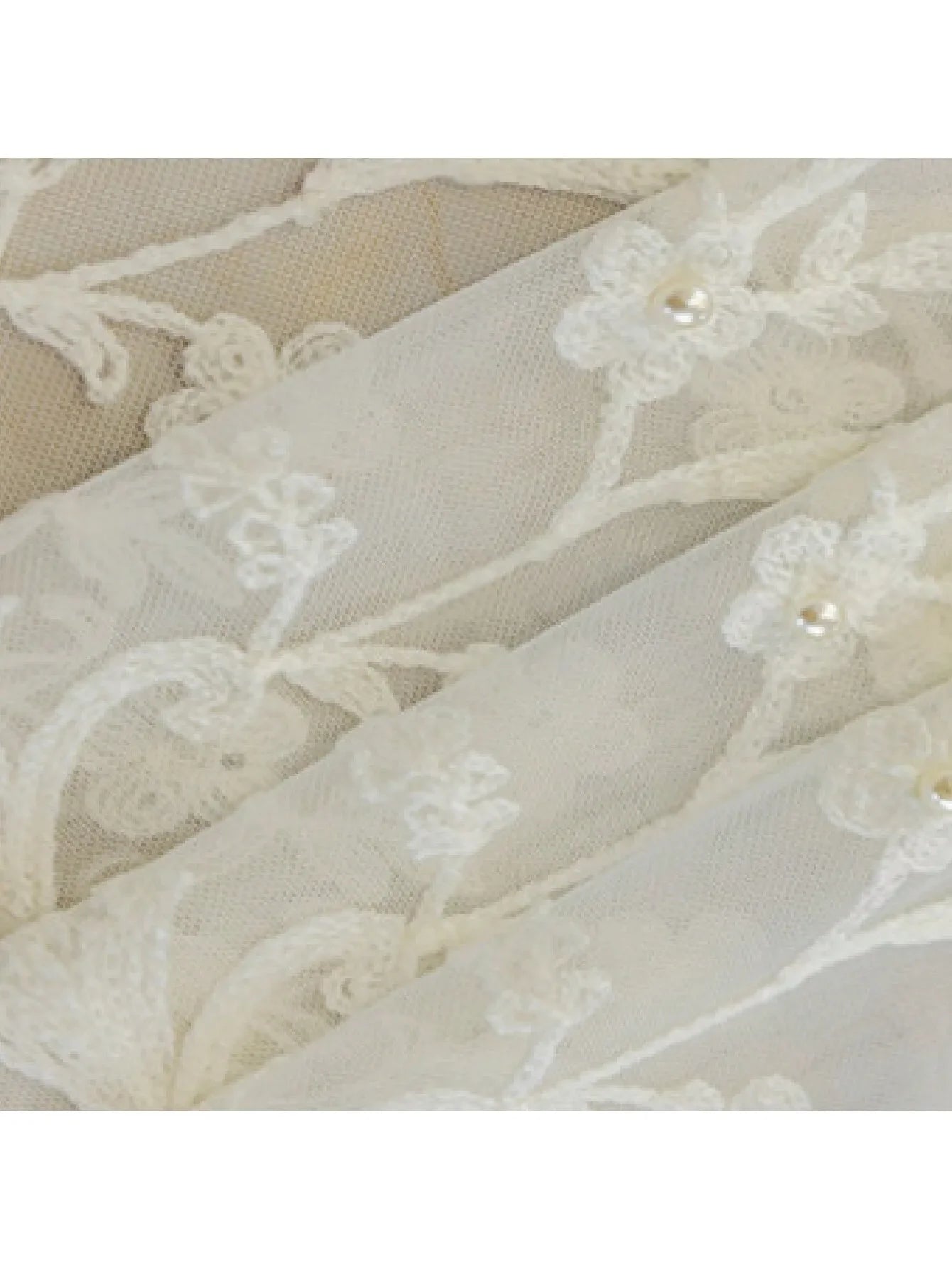 Elegant Home l French Lace Embroidered Flower Luxury Sheer Curtains