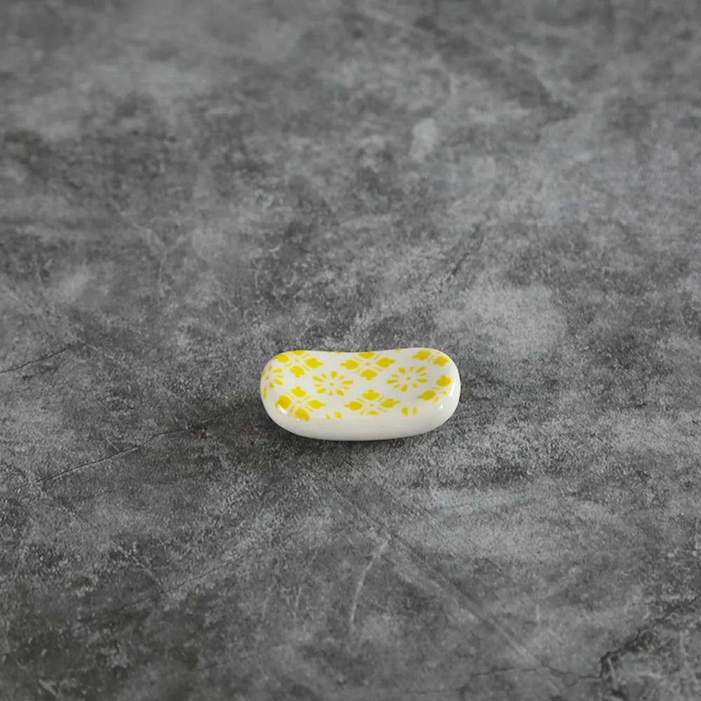 Square Ceramic Chopsticks Holder Japanese Kitchen Chopsticks Pillow Chopstick Rest Cute Kitchen Tableware 1pc