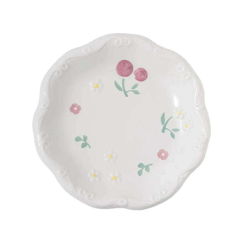 Cherry Ceramic Dishes Plate