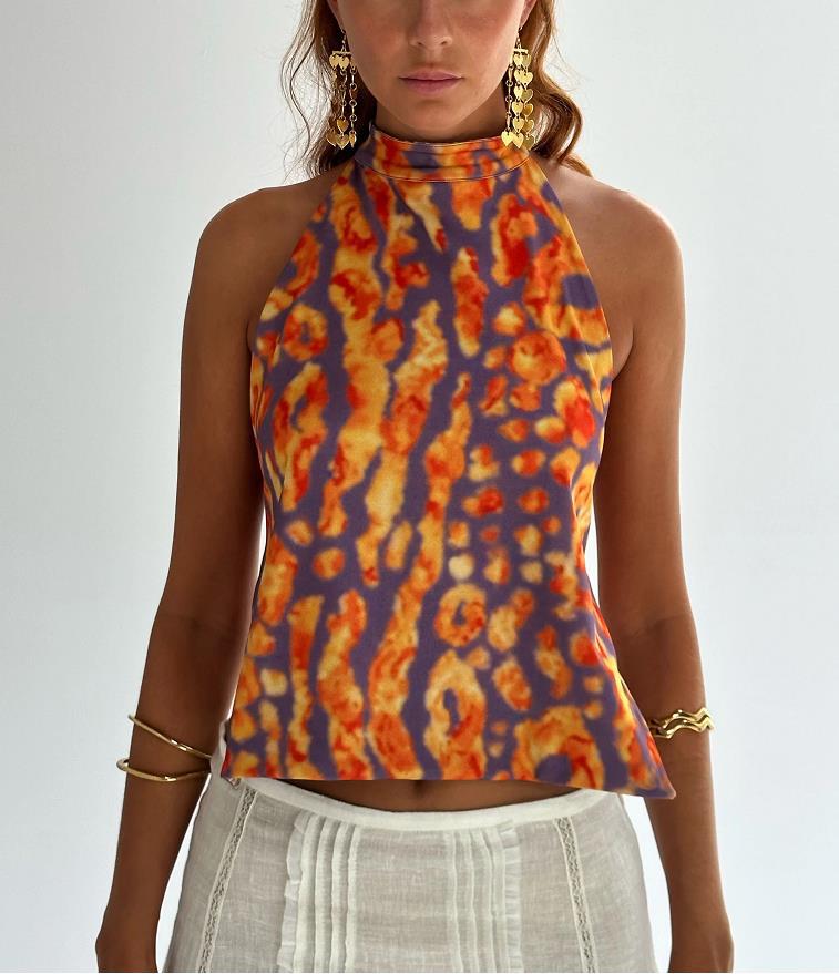 Women's Clothing Halter Elegant Top