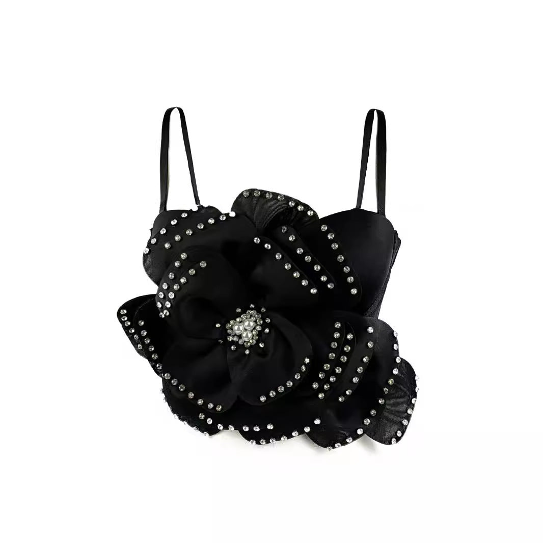 Fishbone Bra Hot Girl Outer Wear Sweet Spaghetti-strap