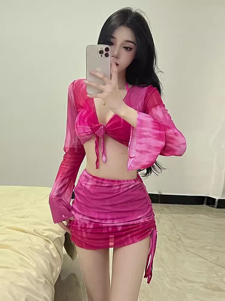 Swimsuit Female Bikini Four-piece Suit