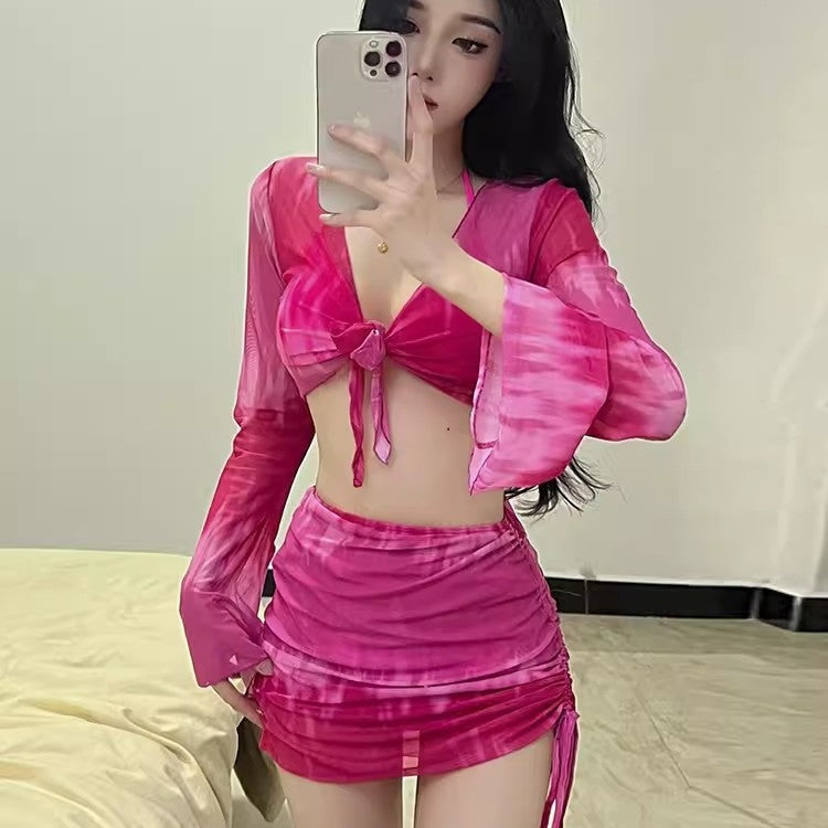 Swimsuit Female Bikini Four-piece Suit