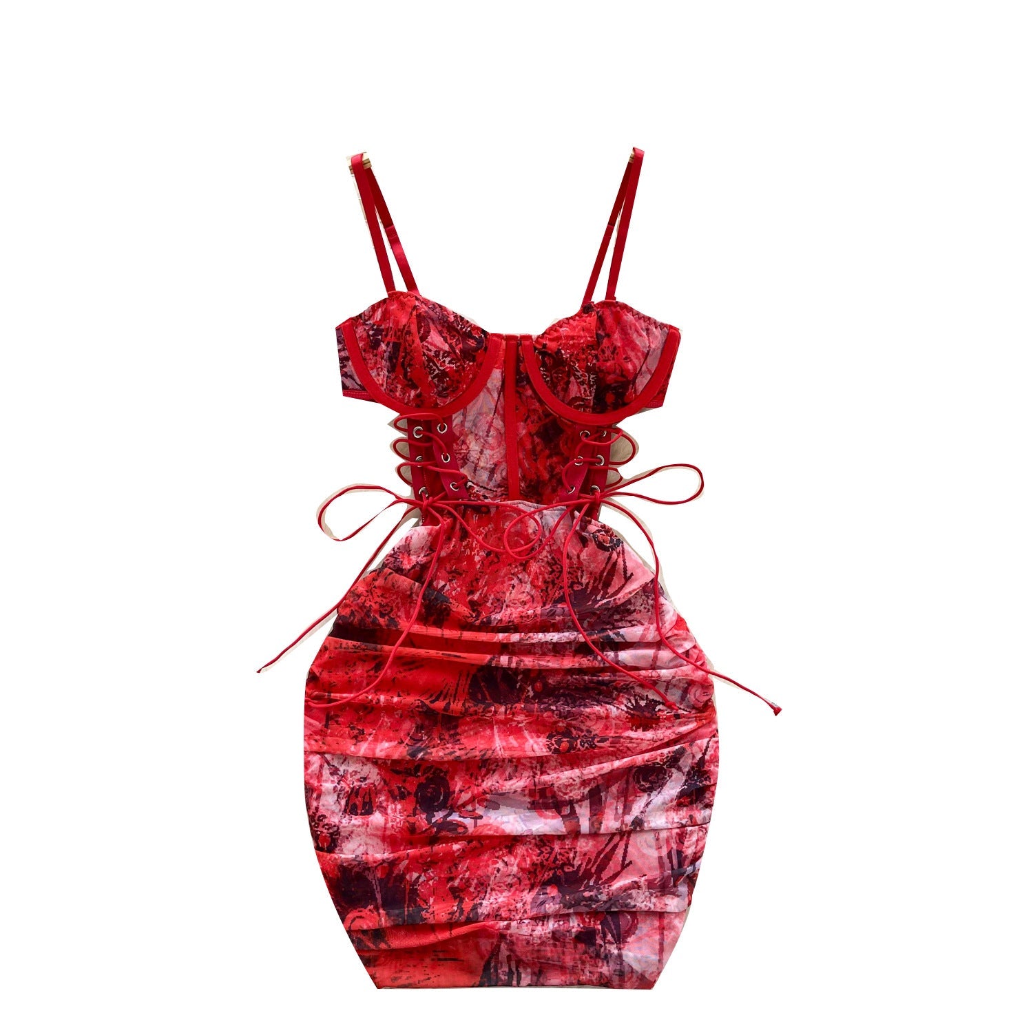 Strap Tube Top Dress Women