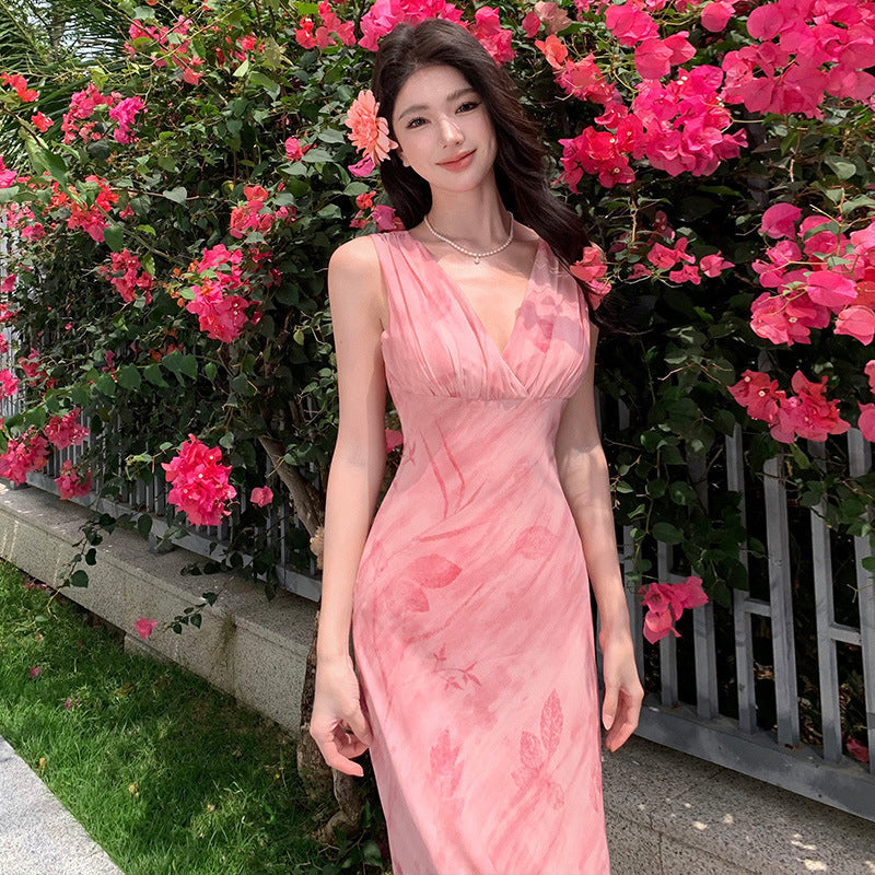 French Slim-looking Dress