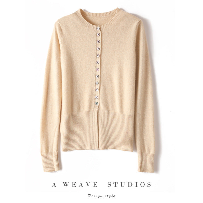 Slim Fit Slimming Cashmere Sweater Cardigan