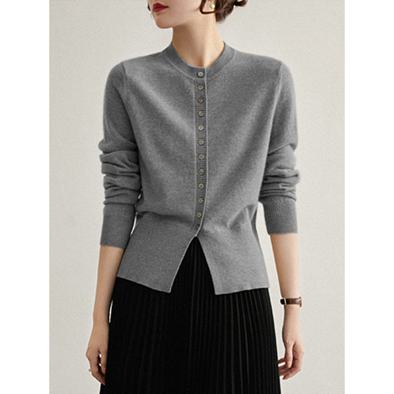 Slim Fit Slimming Cashmere Sweater Cardigan