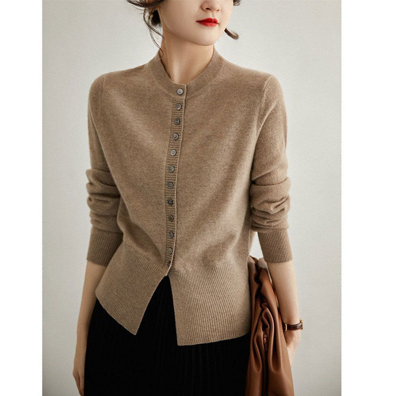 Slim Fit Slimming Cashmere Sweater Cardigan