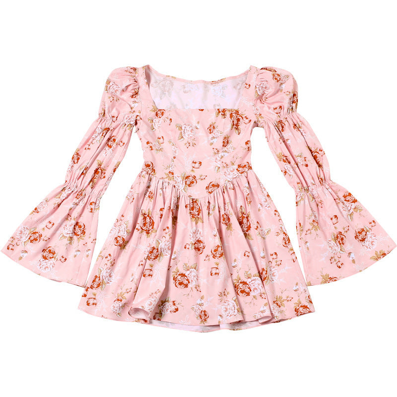 Fashion Dress Female Sweet Printed