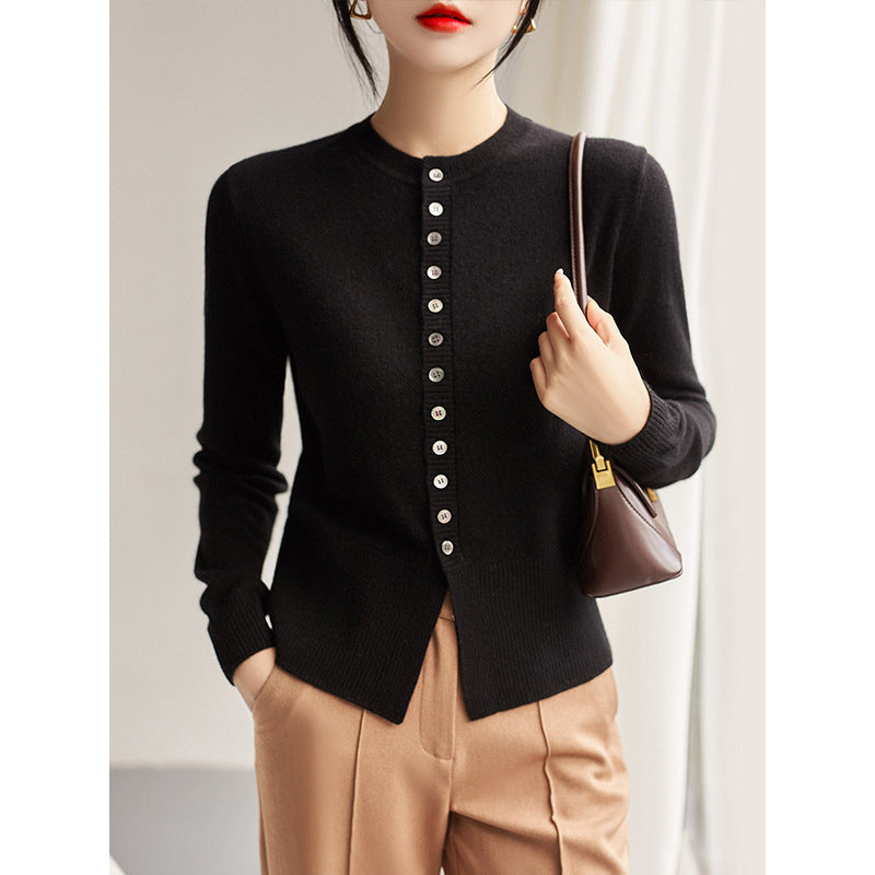 Slim Fit Slimming Cashmere Sweater Cardigan