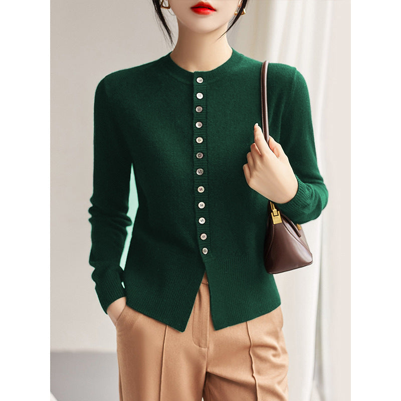 Slim Fit Slimming Cashmere Sweater Cardigan