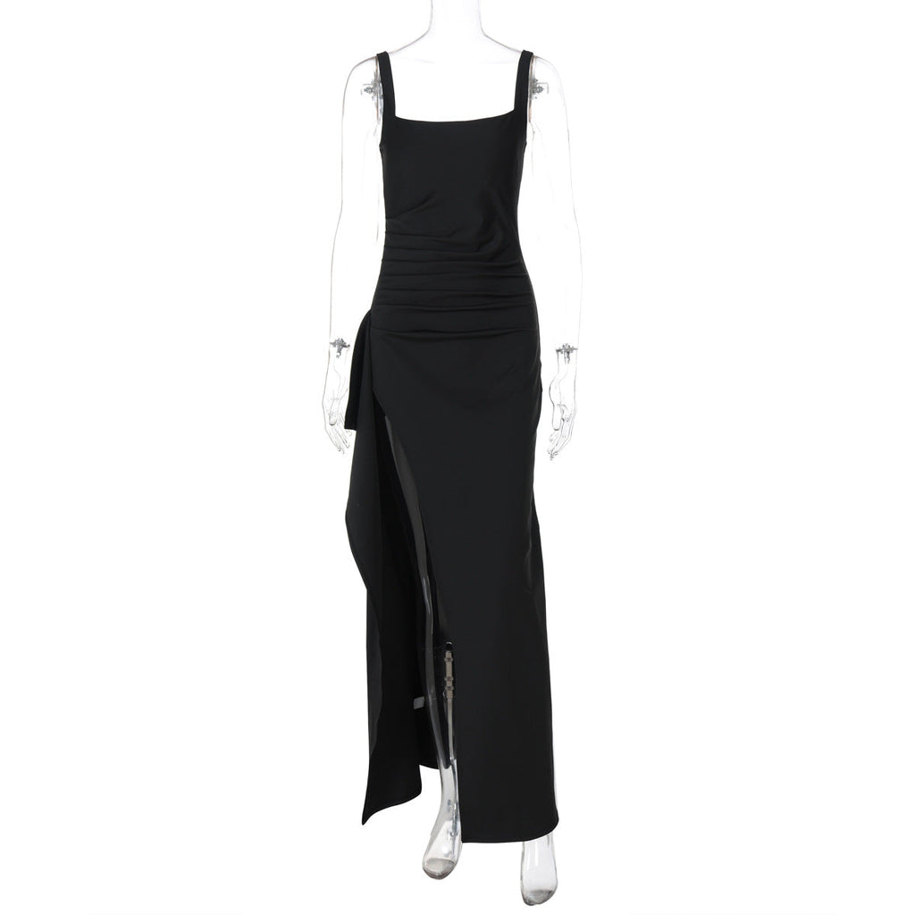Women's Sling High Slit Dress