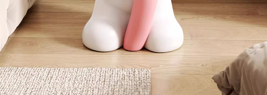 Cute Cartoon Bear Hug Flowers Landing Side Tables Living Room Bedroom Creative Table Home Decoration