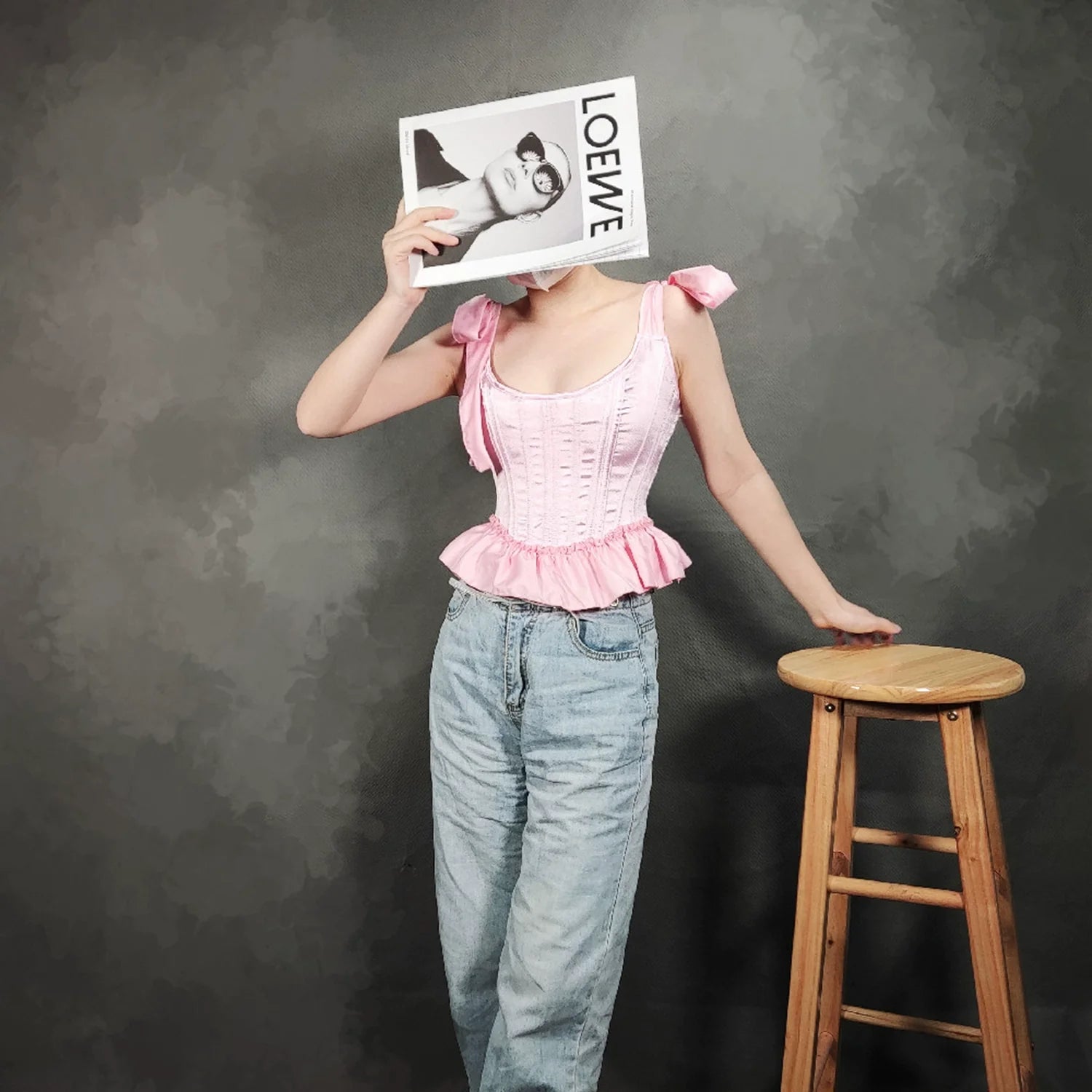 Fishbone Hot Girl Ruffled Hem Camisole Bra