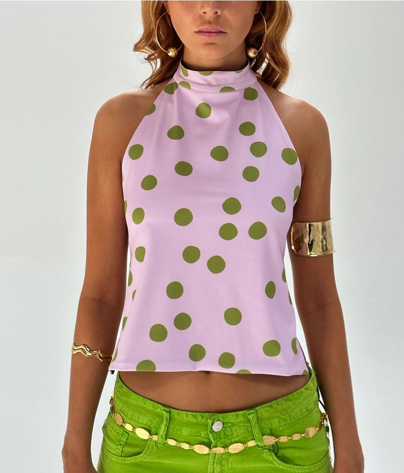 Women's Clothing Halter Elegant Top